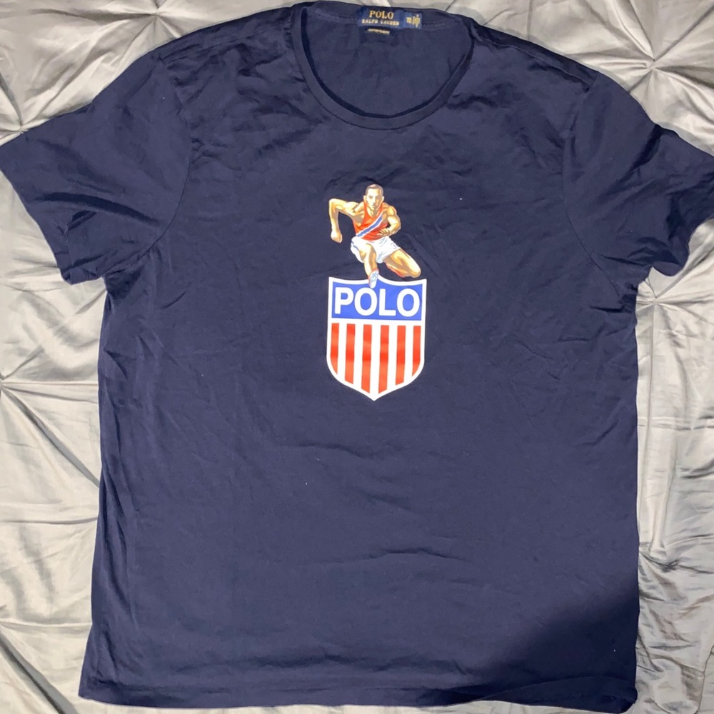 Ralph Lauren Polo Stadium Chariots T Shirt RL XXL